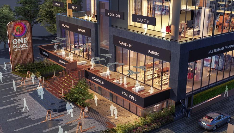 One Place retail podium